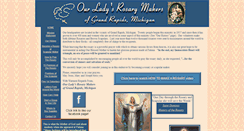Desktop Screenshot of ourladysrosarymakers.com